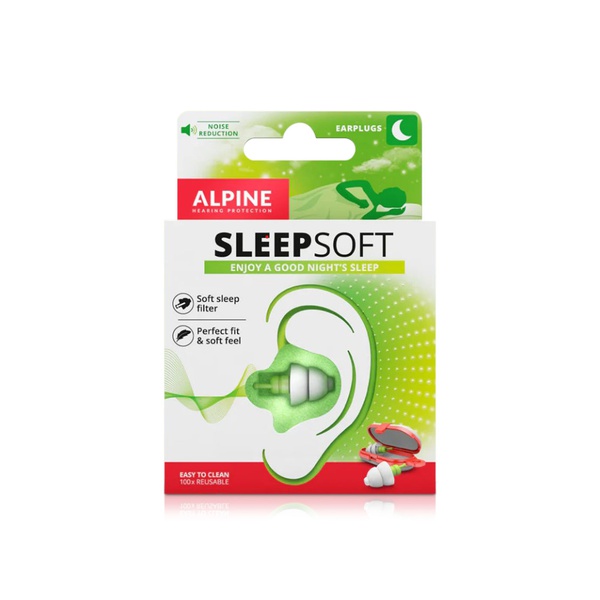 Alpine Sleepsoft Sleeping Earplugs 1 Pair