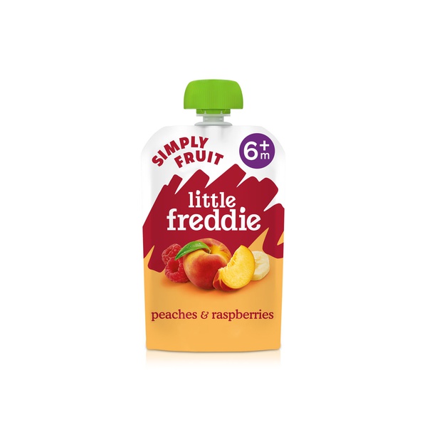 Little Freddie Organic Peaches & Raspberries Baby Food Pouch (+6m) 100g
