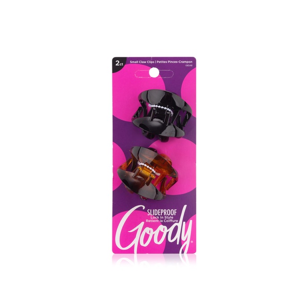 Buy Goody womens slideproof wingless claw clip 2 pack in UAE