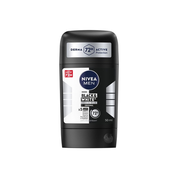 Nivea Men Black & White 48hr Anti-Perspirant Deodorant Stick 50ml