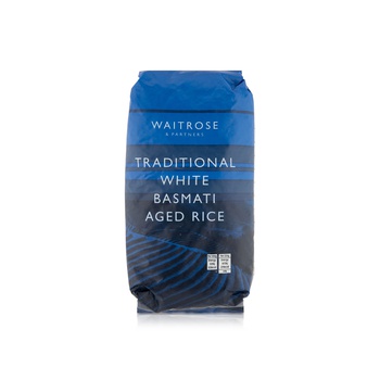 Waitrose White Basmati Aged Rice 1kg