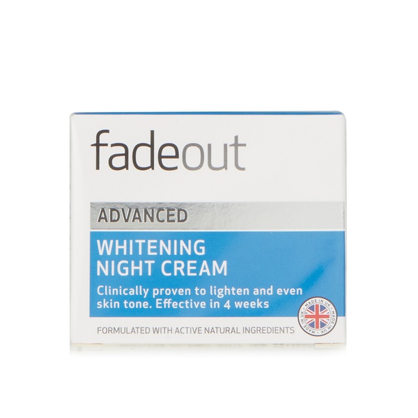 Buy Fade out whitening night cream 50ml in UAE