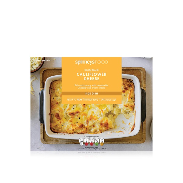 Spinneysfood Frozen Cauliflower Cheese 400g