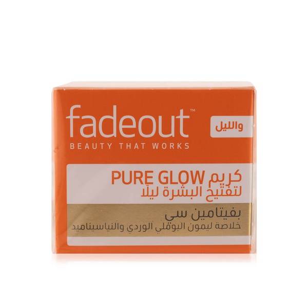 Buy Fade Out pure glow brightening night cream 50ml in UAE