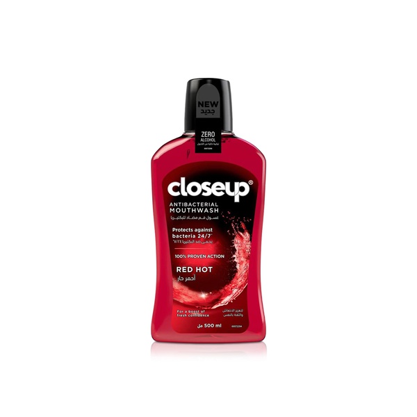 Closeup Red Hot Antibacterial Mouthwash 500ml