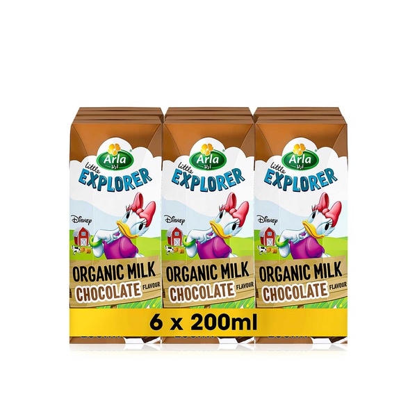 اشتري Arla Disney Organic chocolate milk 6x200ml في الامارات