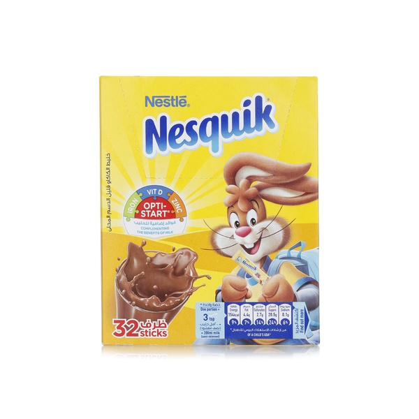 Buy Nestle Nesquik sweetened cocoa powder 14.3g in UAE