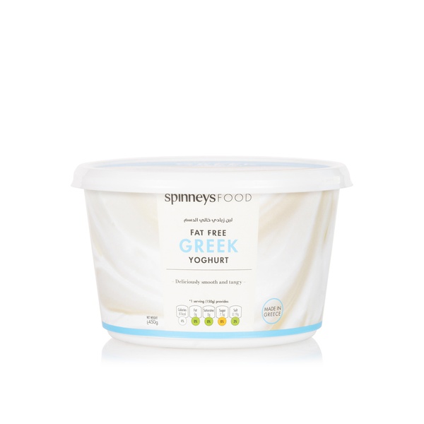 اشتري SpinneysFOOD Fat Free Greek Yoghurt 450g في الامارات