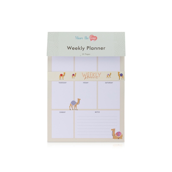 Share The Love Weekly Planner Yellow