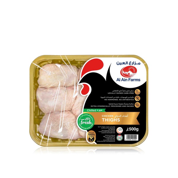 Al Ain Farms fresh chicken thighs 500g
