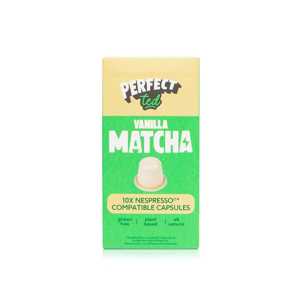 PerfectTed Matcha Pods Vanilla 10 Capsules 50g
