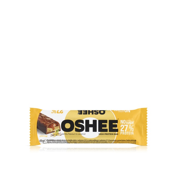 Oshee Vanilla & Caramel High Protein Bar 49g