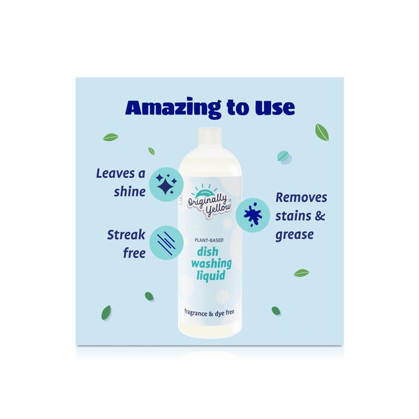 Originally Yellow Fragrance Free Dishwashing Liquid 470ml