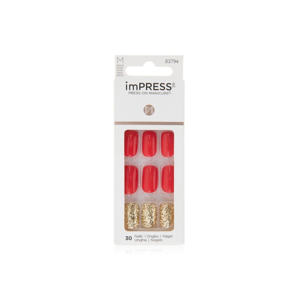 Buy KISS imPRESS medium nails memories KIMM08C in UAE