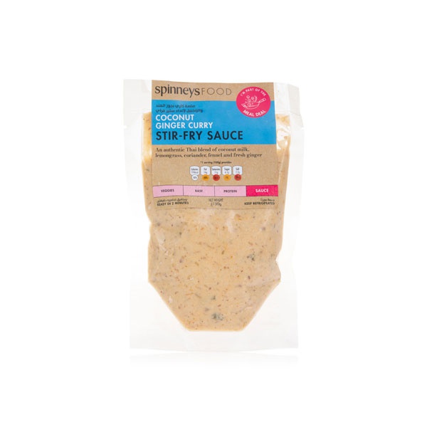 SpinneysFOOD Coconut and Ginger Curry Stir Fry Sauce 150g price in UAE