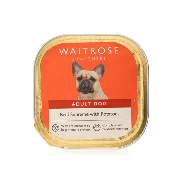 Waitrose Beef Supreme with Potatoes Dog Food 300g