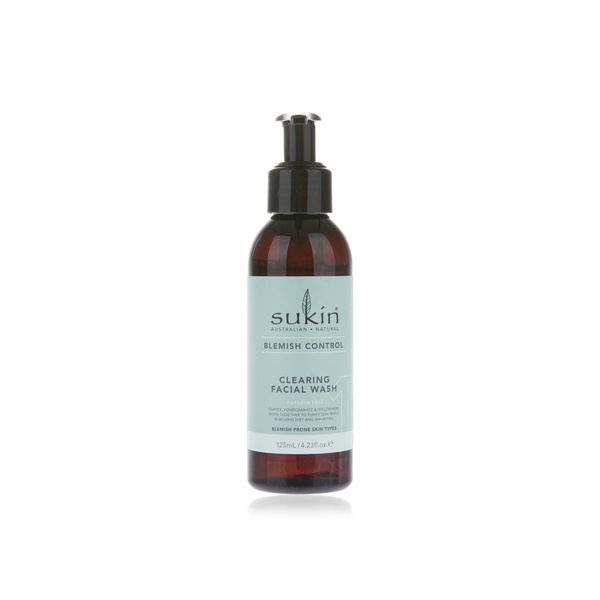 Sukin blemish control clearing facial wash 125ml - Spinneys UAE