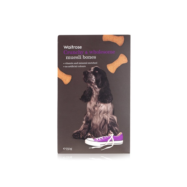 Buy Waitrose crunchy muesli bones 750g in UAE