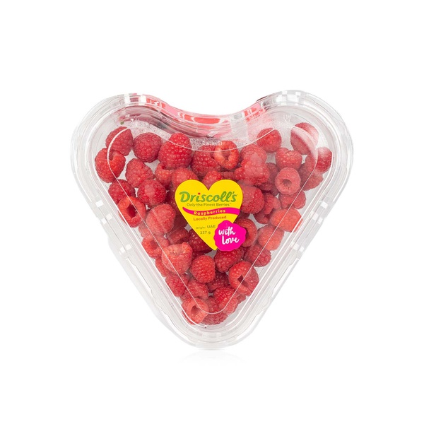 Driscolls Raspberries in a Heart 227g