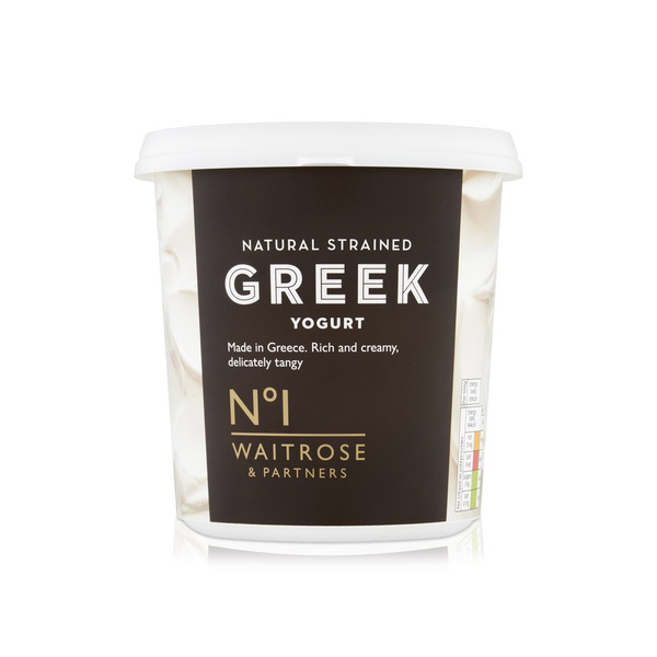 Waitrose No1 Natural Strained Greek Yogurt 1kg