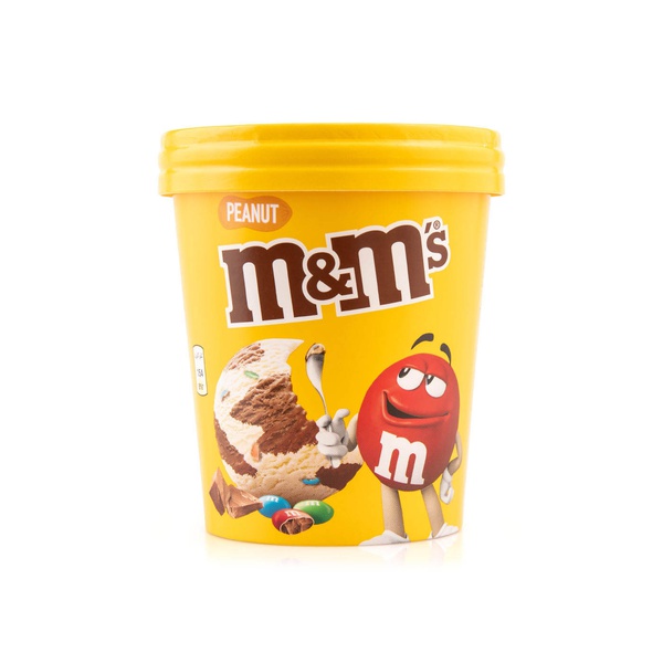 Buy M&Ms peanut ice cream tub 450ml in UAE