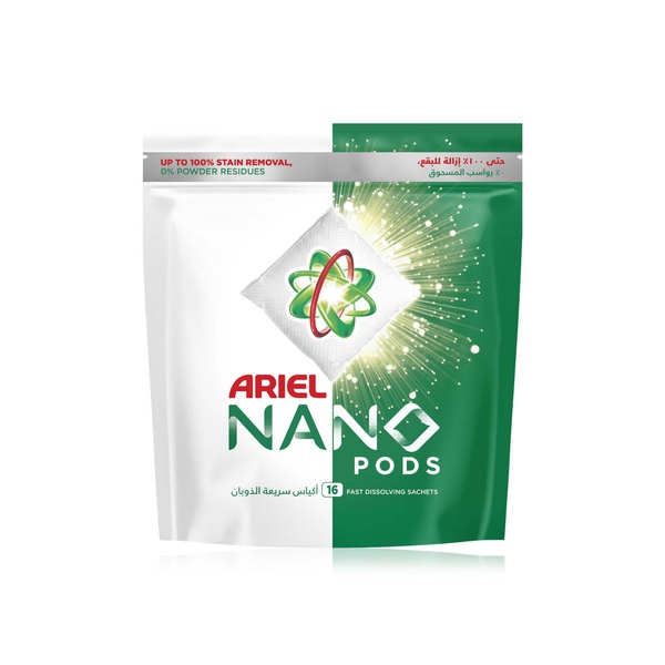 اشتري Ariel nano pods original scent 16 sachets في الامارات