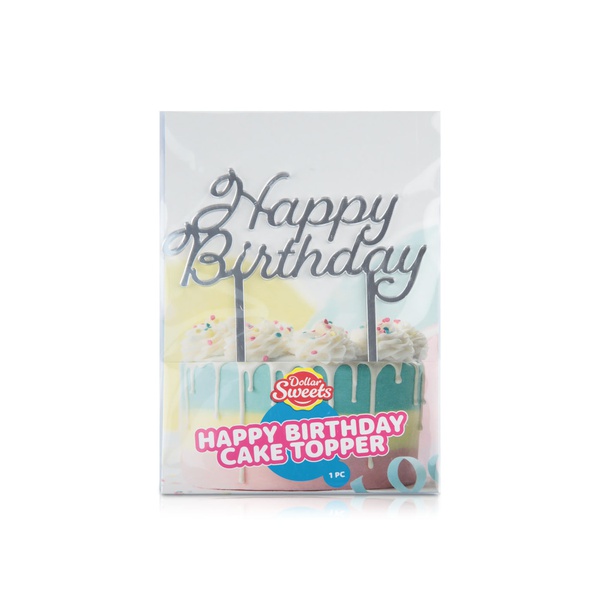 Dollar Sweets happy birthday cake topper Spinneys UAE