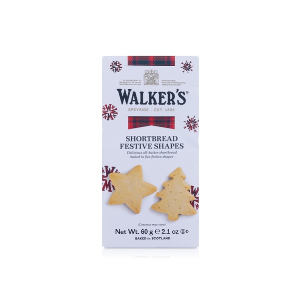 Walker's Shortbread Festive Shapes 60g