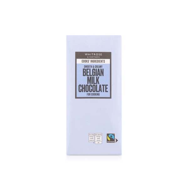 Waitrose Cooks’ Ingredients Milk Cooking Chocolate 180g