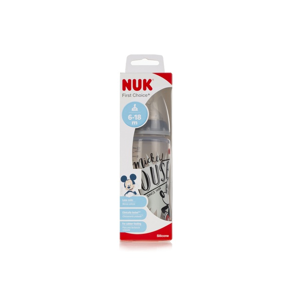 اشتري NUK Disney Mickey Mouse First Choice baby bottle 6-18 months 300ml في الامارات