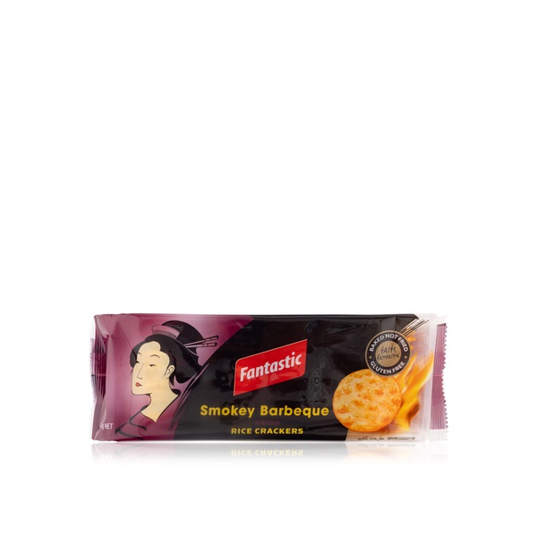 Buy Fantastic smokey bbq rice crackers 100g in UAE