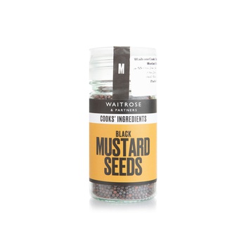 Waitrose Cooks' Ingredients Black Mustard Seeds 55g