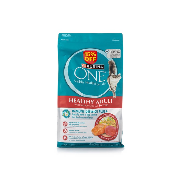 Purina One Adult Salmon & Tuna Cat Food 1.2kg