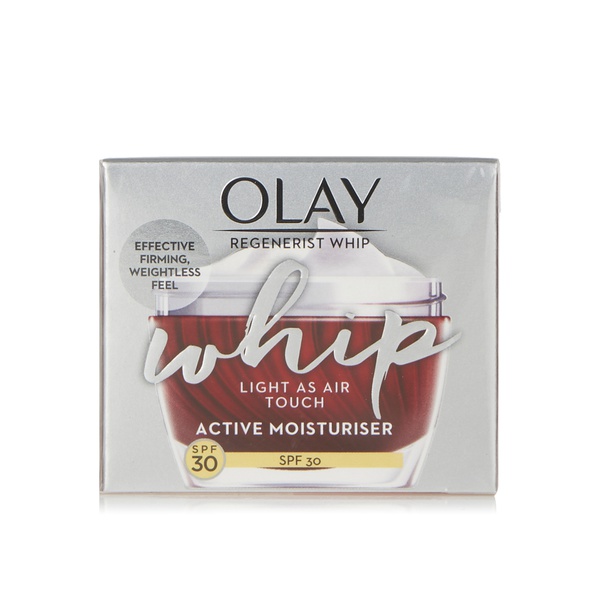 Olay Regenerist Whip Lightweight Face Moisturiser with Hyaluronic Acid SPF30 50ml
