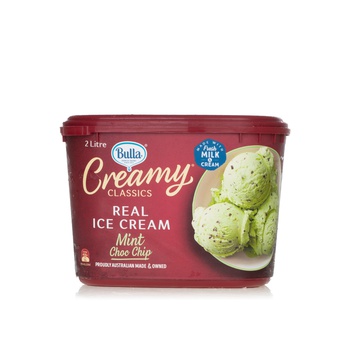 Bulla Mint Choc Chip Ice Cream 2 Litre