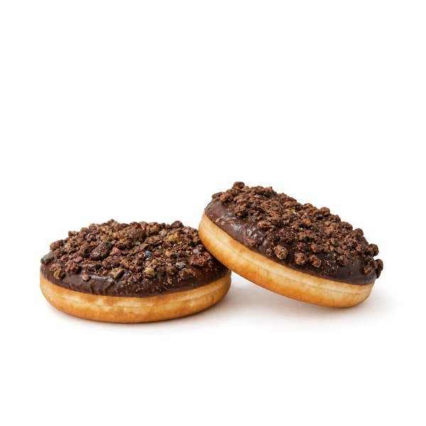Chocolate Donuts with Crushed Candy x2 196g
