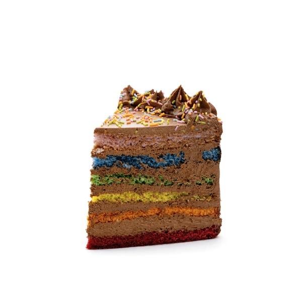 Chocolate Rainbow Cake Slice 113g