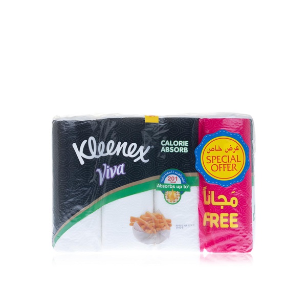 Buy Kleenex Viva Calorie Absorb Kitchen Towel 8 Rolls @SP in UAE