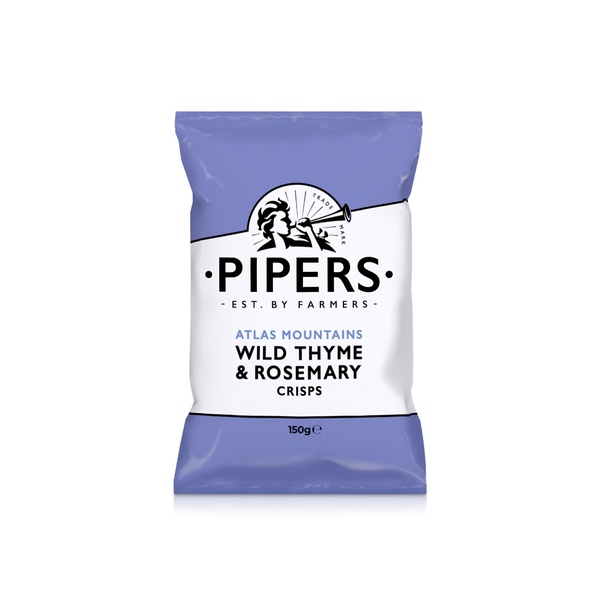 Pipers Atlas Mountains Wild Thyme & Rosemary Crisps 150g