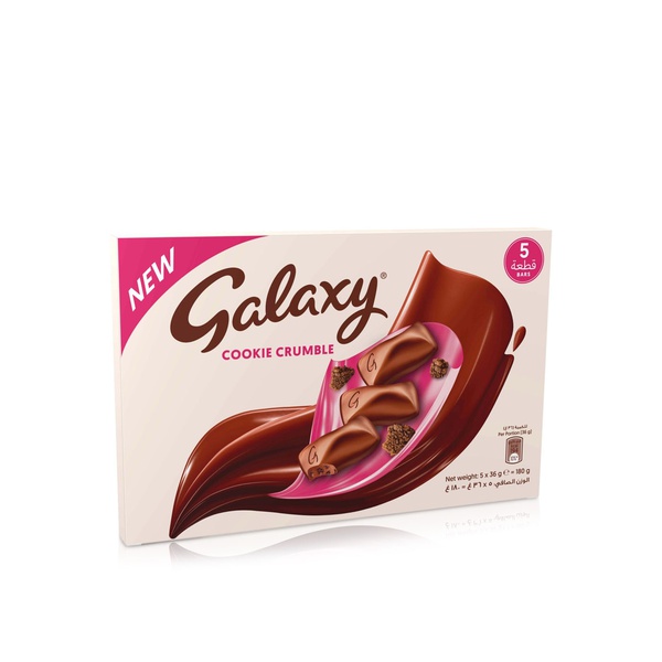 Galaxy Cookie Crumble Chocolate x 5 180g