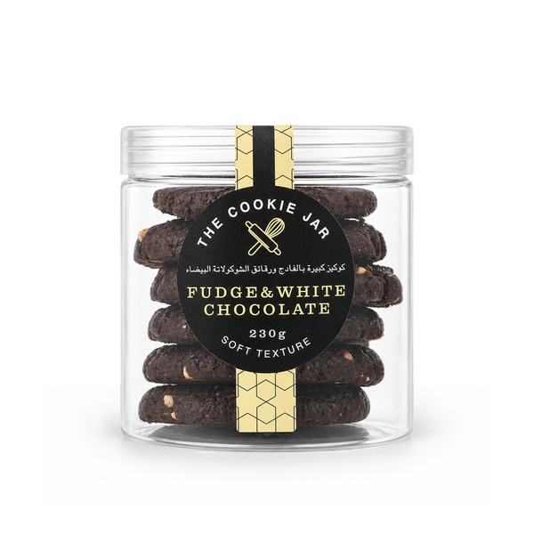 Spinneysfood Large Fudge & White Chocolate Chip Cookies