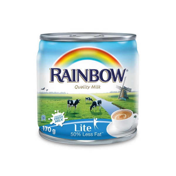 اشتري Rainbow milk lite 170g في الامارات