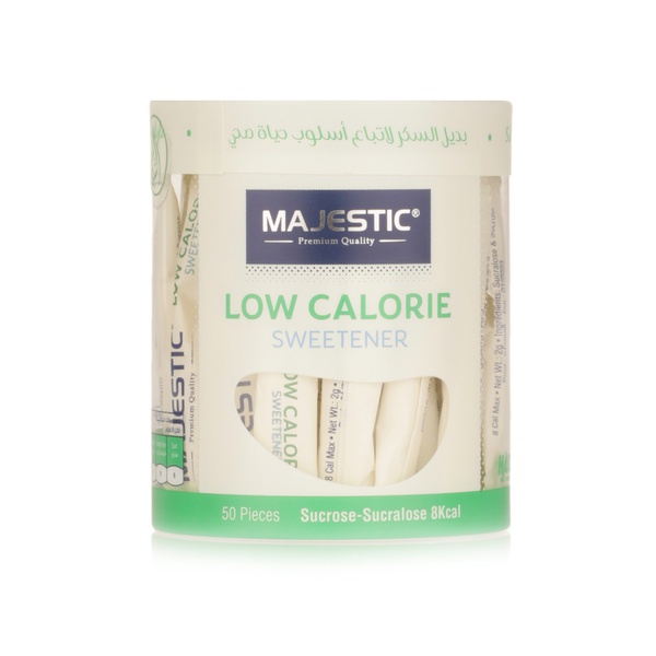 Buy Majestic low calorie sweetener x50 100g in UAE