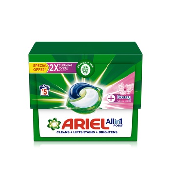 Ariel All in 1 Pods Original Scent Liquid Detergent with Downy x 15