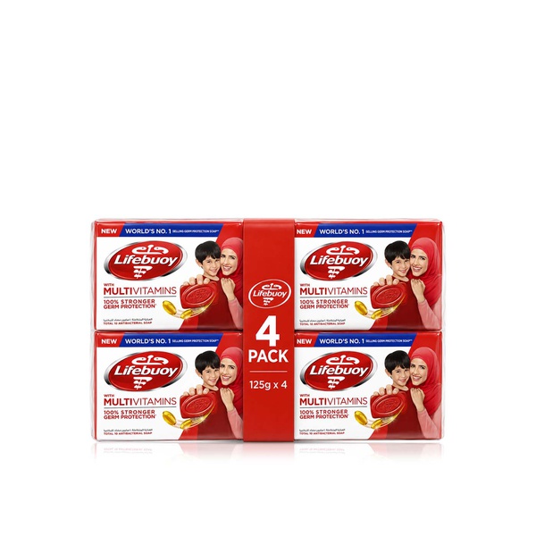 Lifebuoy Mild Care Multivitamin Soap Bar 125g x 4