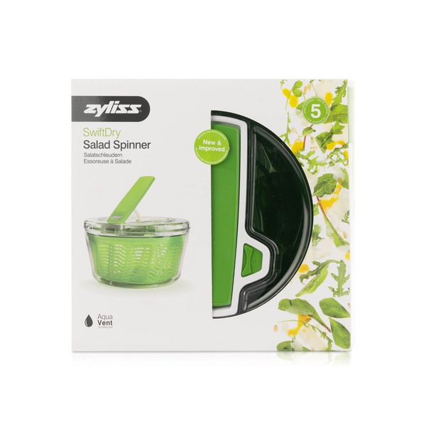 Zyliss Swift Dry Salad Spinner Green 26cm
