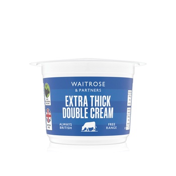 Waitrose Extra Thick Double Cream 300ml