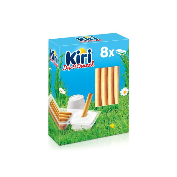 Kiri Dip & Crunch Cream Cheese and Breadstick Snack x 8 280g