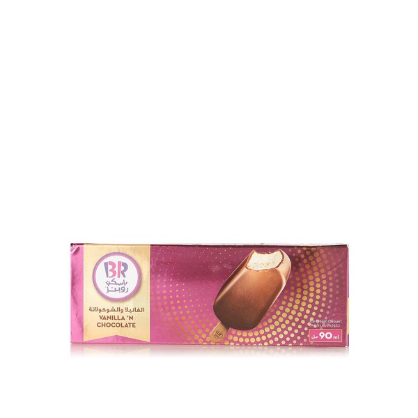 Buy Baskin Robbins vanilla n chocolate ice cream stick 90ml in UAE