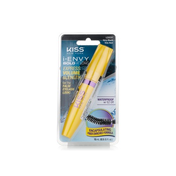 Kiss New York Very Black Waterproof Mascara 15ml